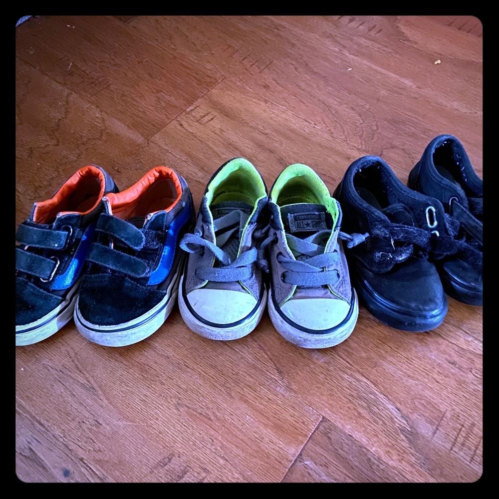 Three pairs of Toddler Boys Sneakers